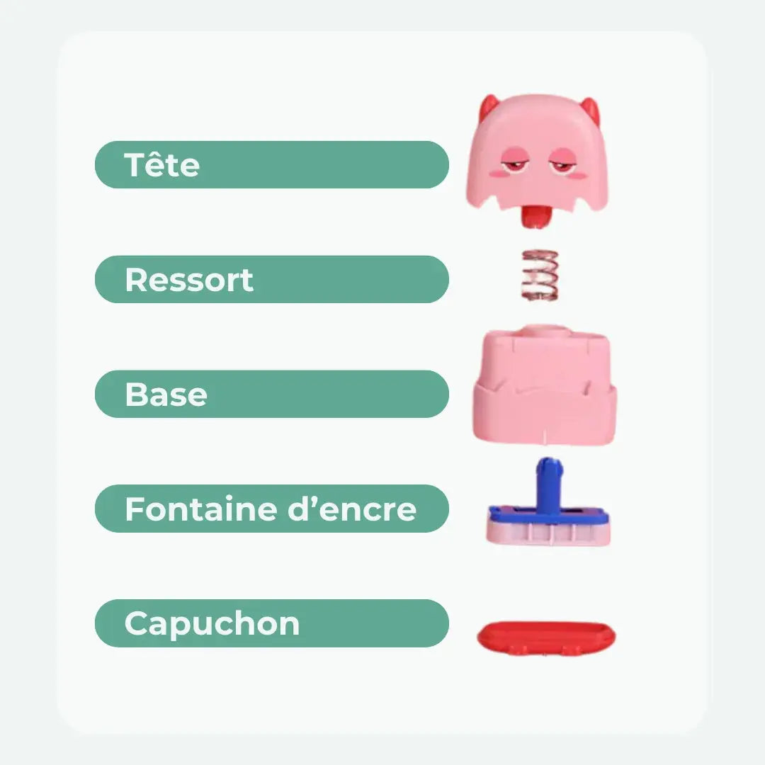 Kit de Recharge d'Encre pour Tampon Personnalisé - Taggy