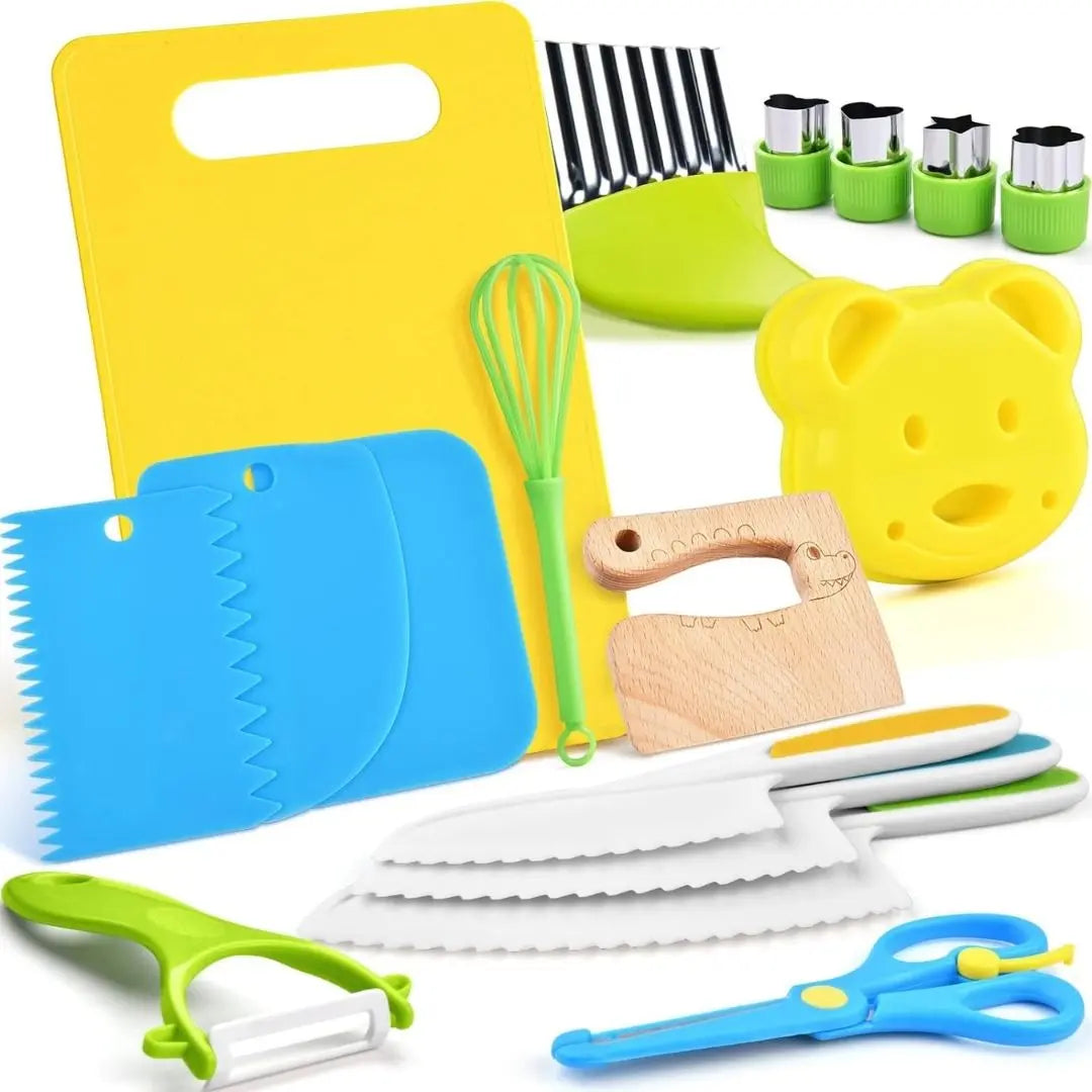 Kit Cuisine Enfant Sécurisé - Chef en Herbe | Dès 3 ans
