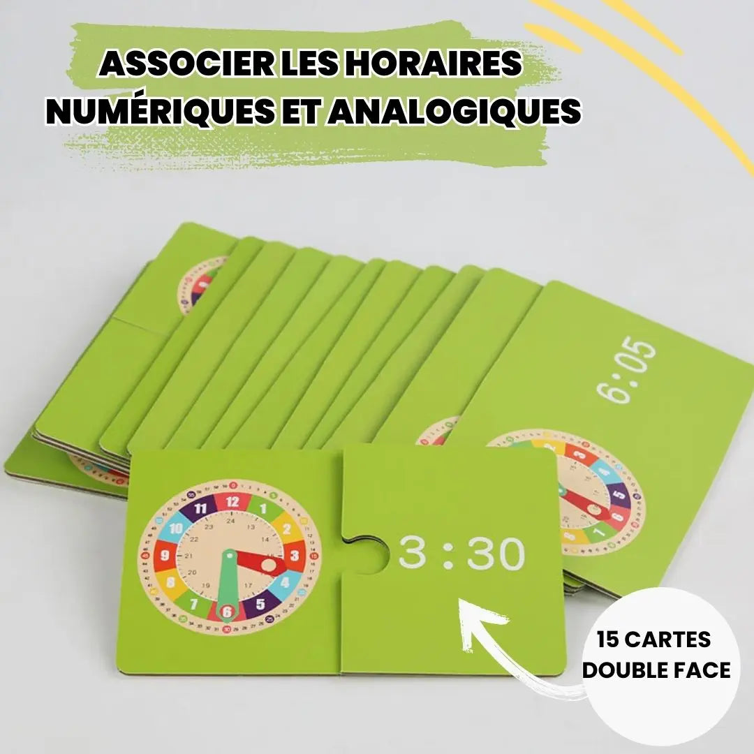 Jouet Éducatif de l'Apprentissage du Temps en s'Amusant - HorloFun