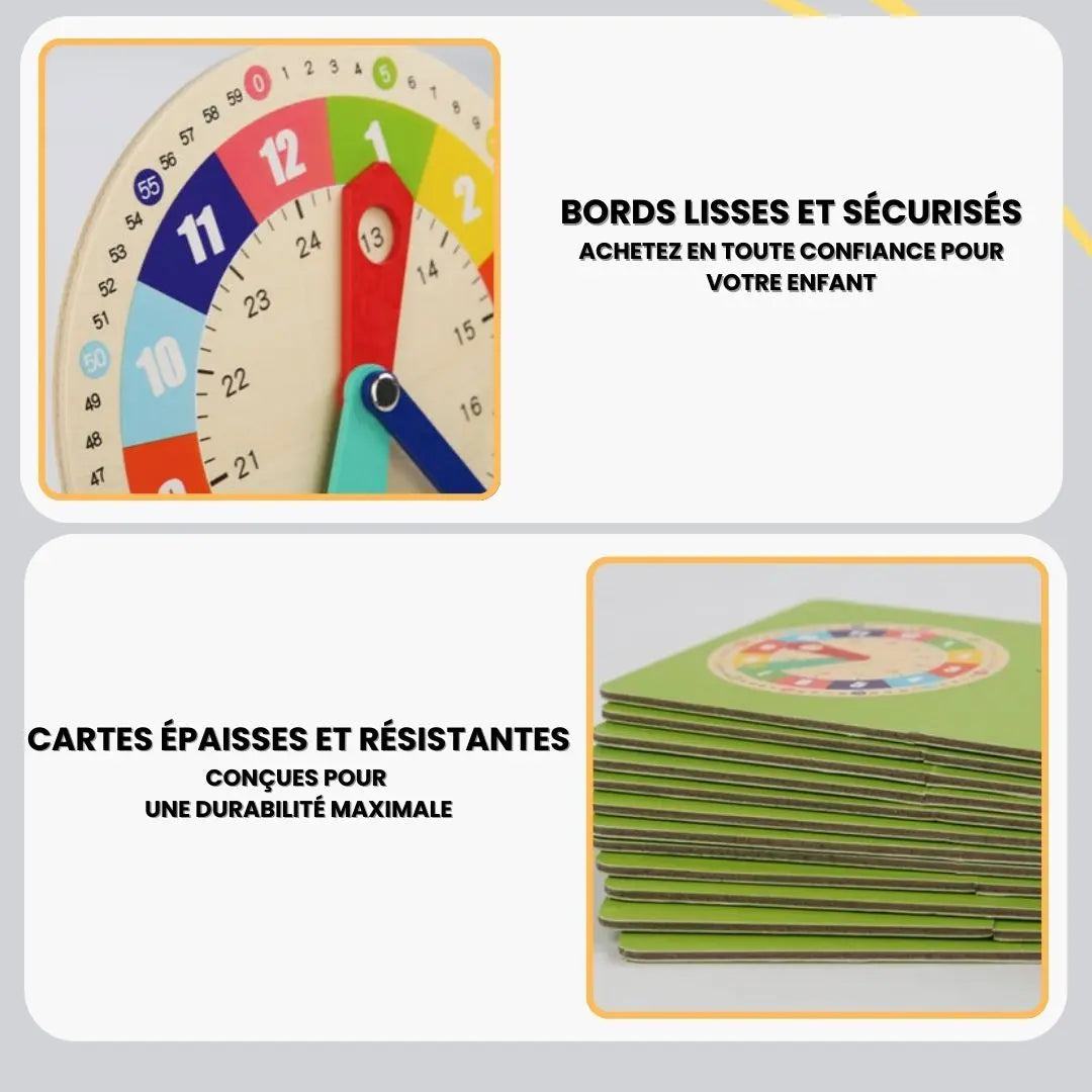 Jouet Éducatif de l'Apprentissage du Temps en s'Amusant - HorloFun