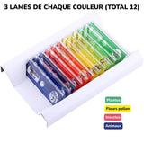 Lames de Microscope Préparées – Coffret Multicolore 12 pcs