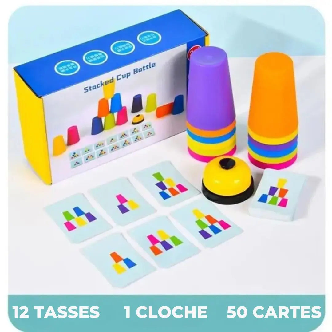 Le Jeu d’Empilement Éducatif - StackCups