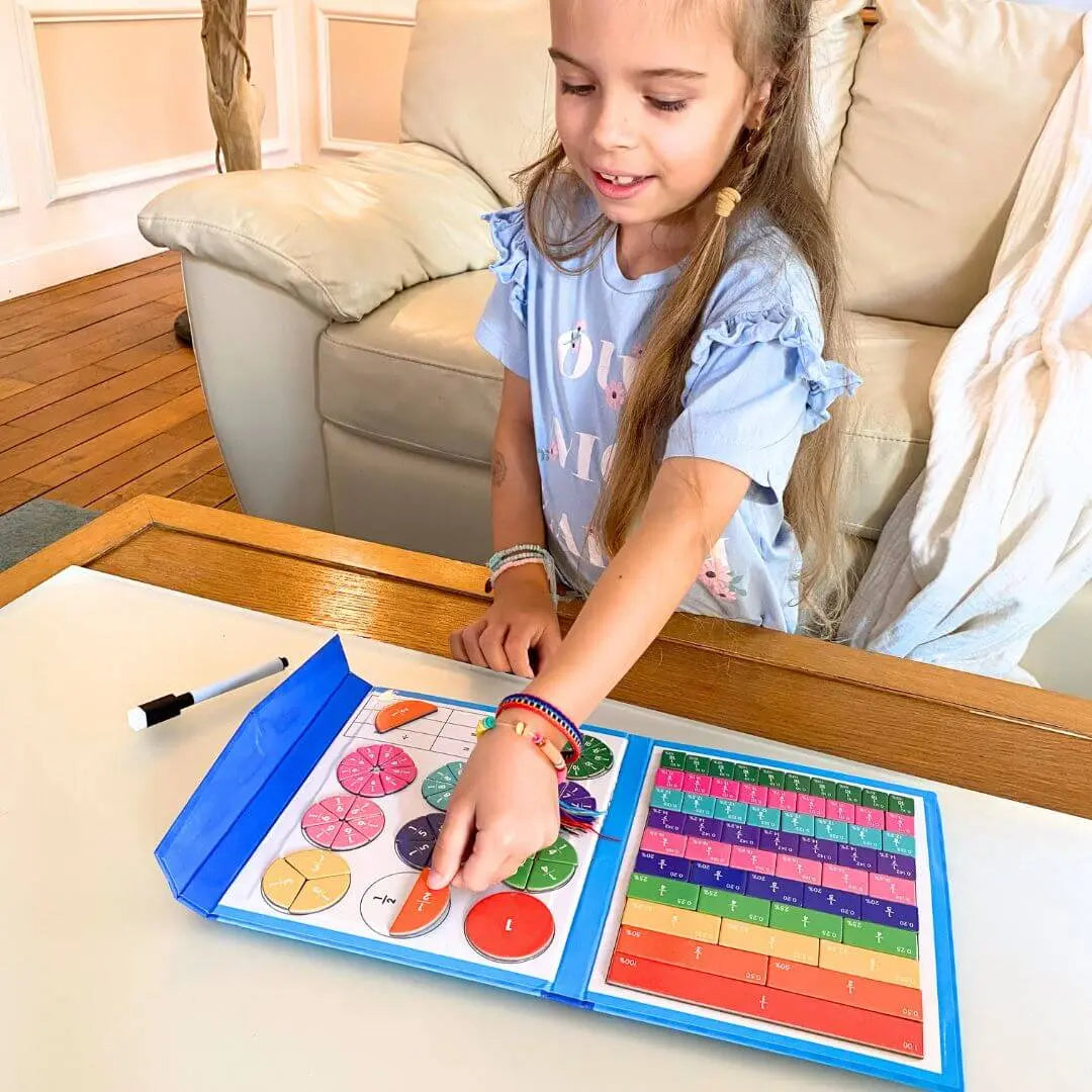 Livre de Fractions Magnétique Montessori - FractionGame