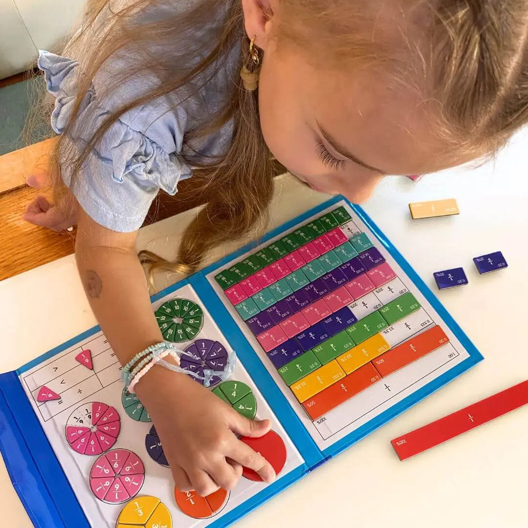 Livre de Fractions Magnétique Montessori - FractionGame
