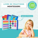 Livre de Fractions Magnétique Montessori - FractionGame