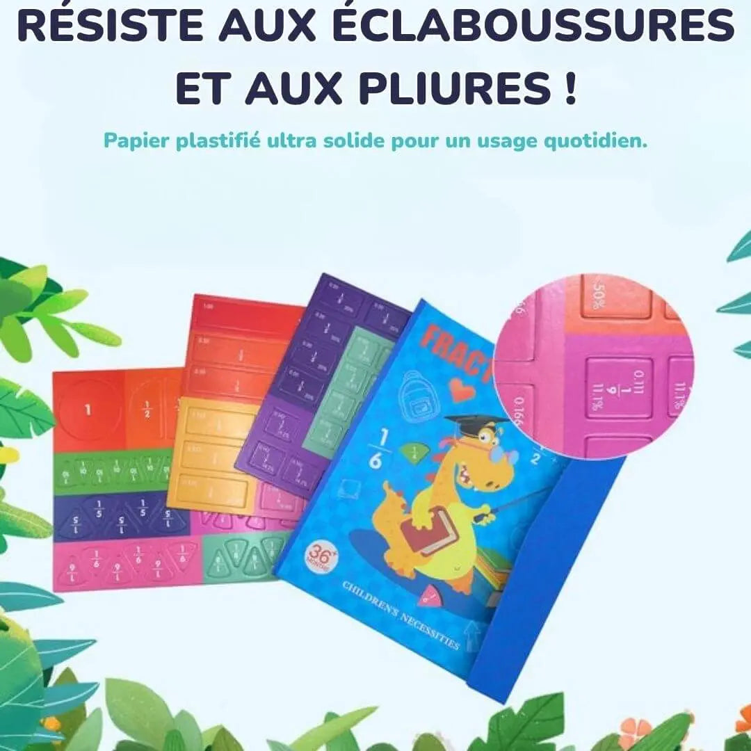 Livre de Fractions Magnétique Montessori - FractionGame