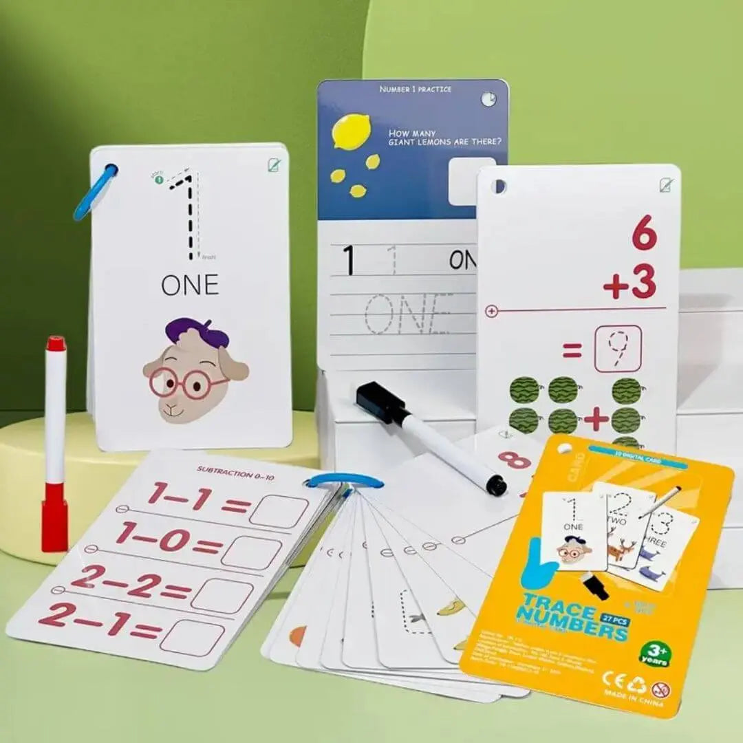 Livret Effaçable Lettres & Chiffres - TracéFacile