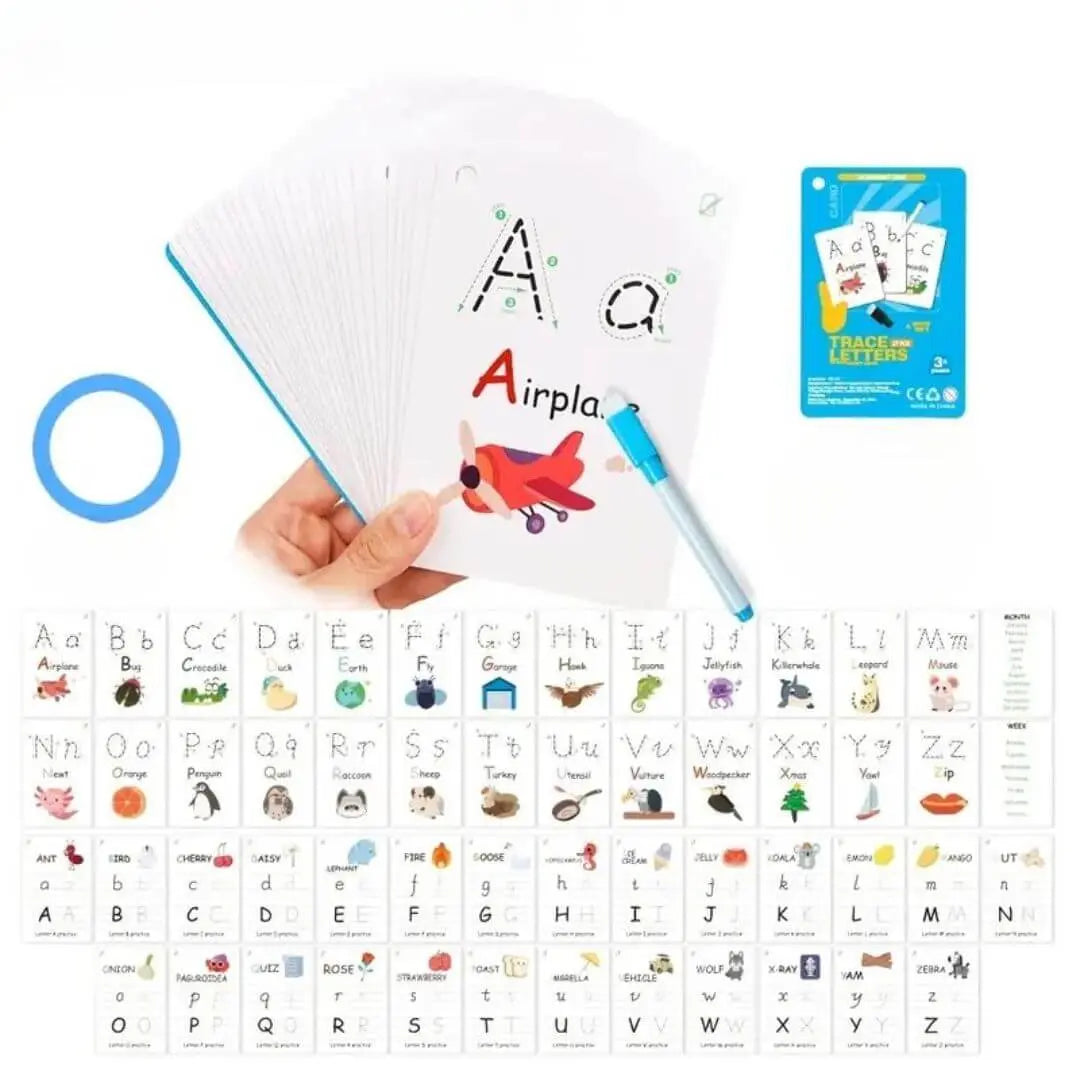 Livret Effaçable Lettres & Chiffres - TracéFacile