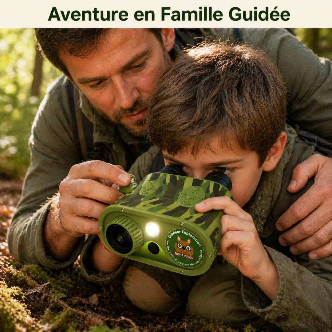 Lunettes Vision Nocturne Enfant – 48MP – 2.5K Vidéo
