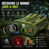 Lunettes Vision Nocturne Enfant – 48MP – 2.5K Vidéo