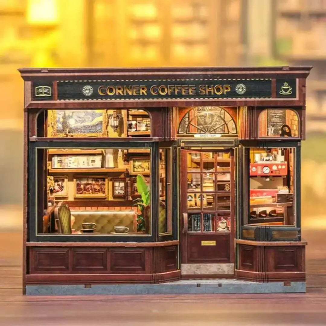 Maison Miniature Barista - Corner Coffee Shop