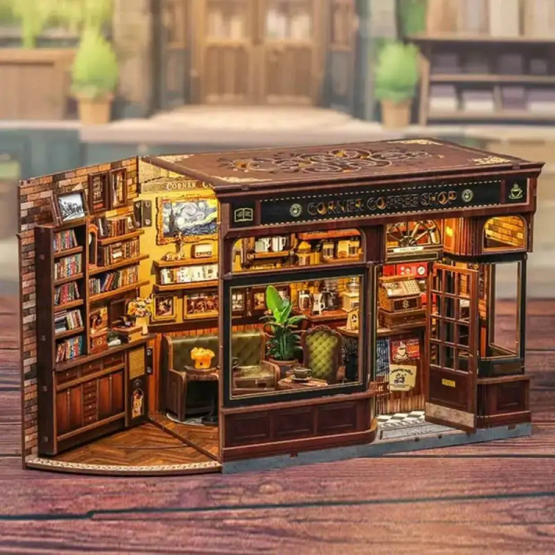 Maison Miniature Barista - Corner Coffee Shop