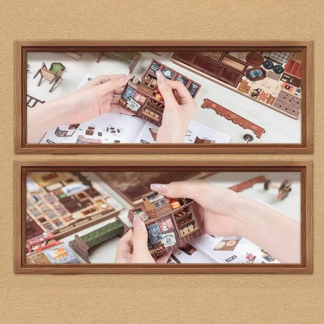 Maison Miniature Barista - Corner Coffee Shop