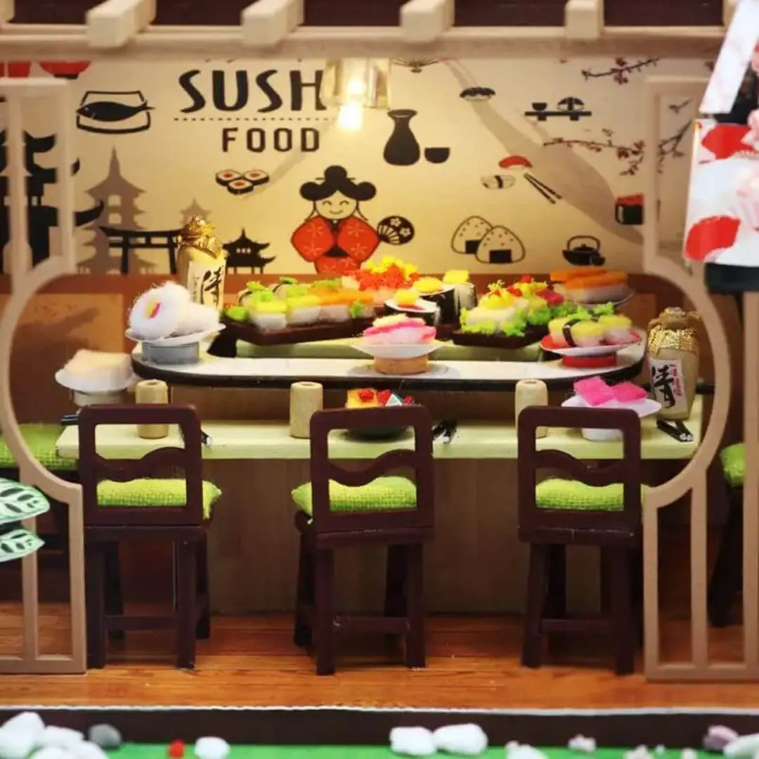 Maison Miniature Japonaise - Sushi Bar