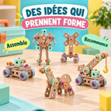 Mallette de Construction STEM Enfant - 80 à 144 Pièces