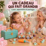Mallette de Construction STEM Enfant - 80 à 144 Pièces