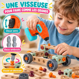 Mallette de Construction STEM Enfant - 80 à 144 Pièces