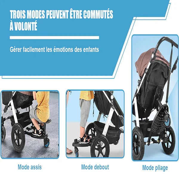 Marche Pied Poussette pour Enfants