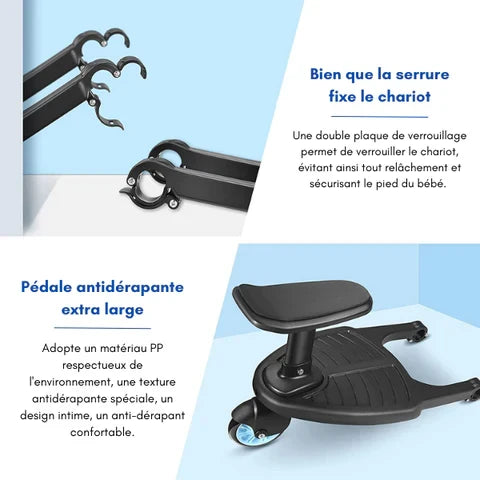 Marche Pied Poussette pour Enfants