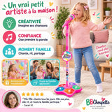 Micro Karaoké Enfant Lumineux – Pied Réglable