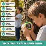 Microscope Camera Enfant 3en1 – 1000x – HD 1080P – Dès 4 Ans