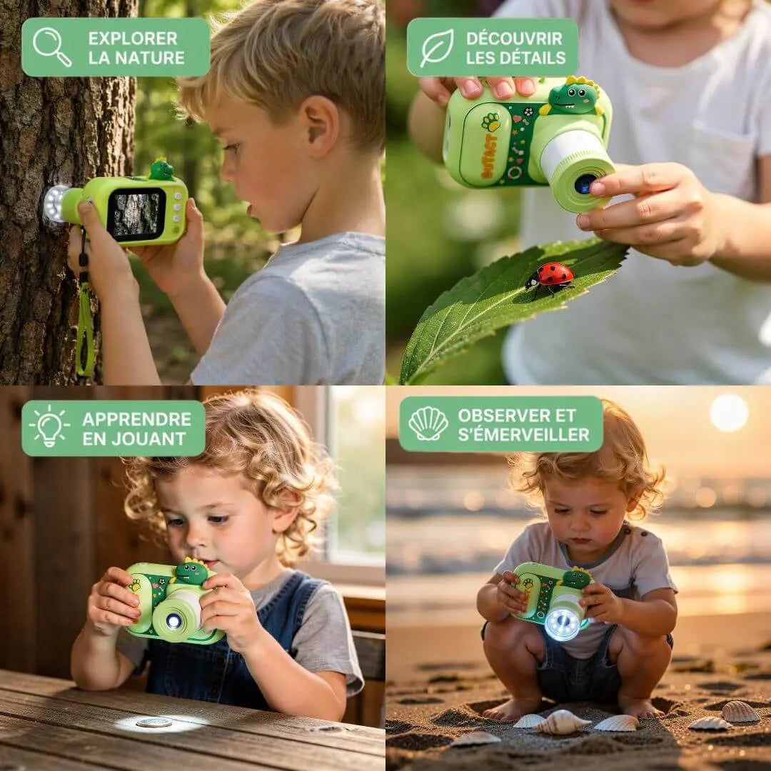 Microscope Camera Enfant 3en1 – 1000x – HD 1080P – Dès 4 Ans