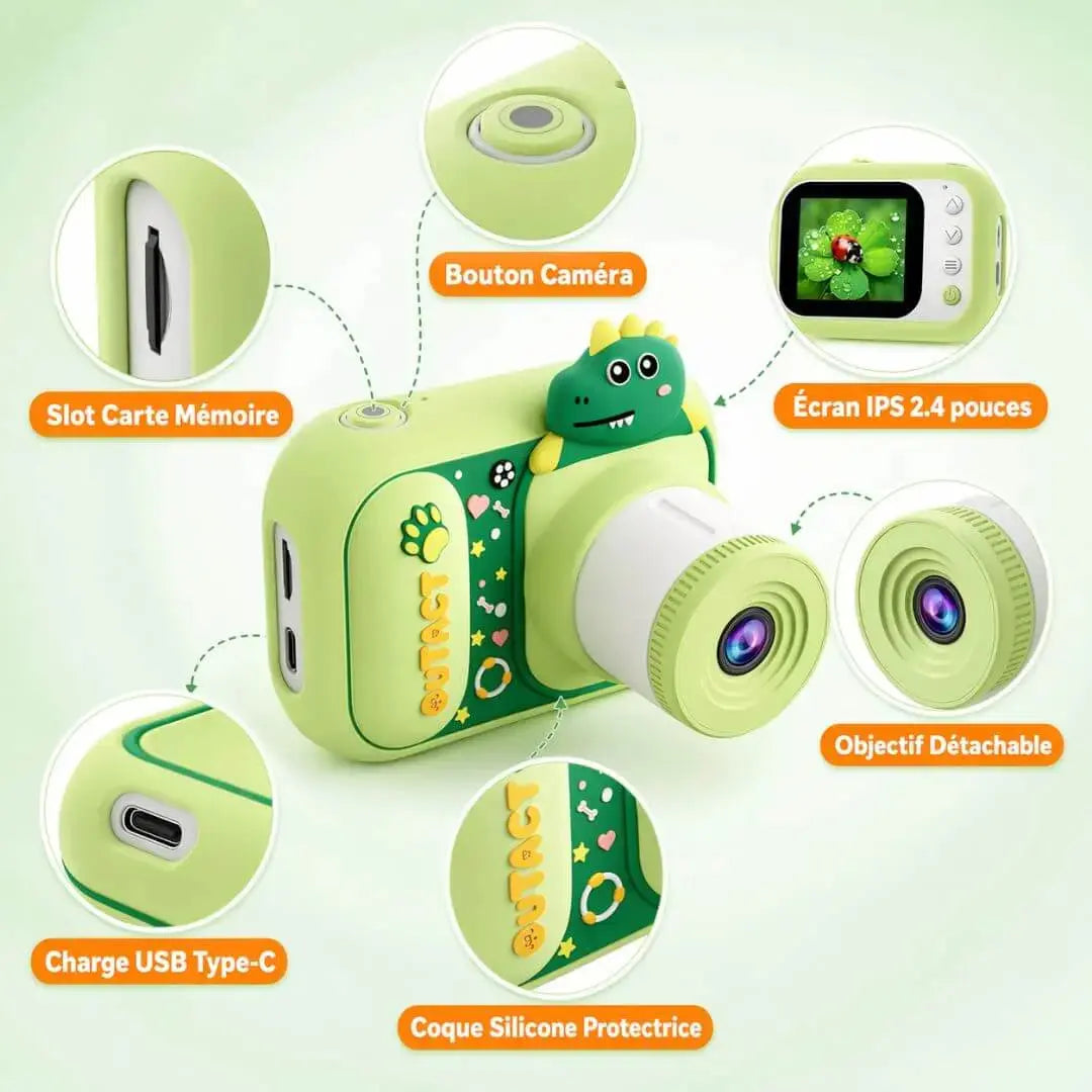 Microscope Camera Enfant 3en1 – 1000x – HD 1080P – Dès 4 Ans