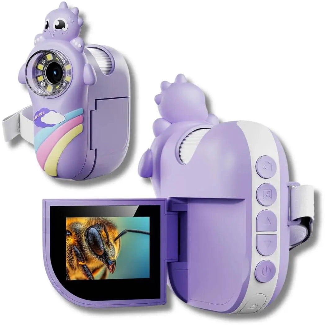 Microscope Électronique Enfant 1000X Violet – Dès 6 Ans