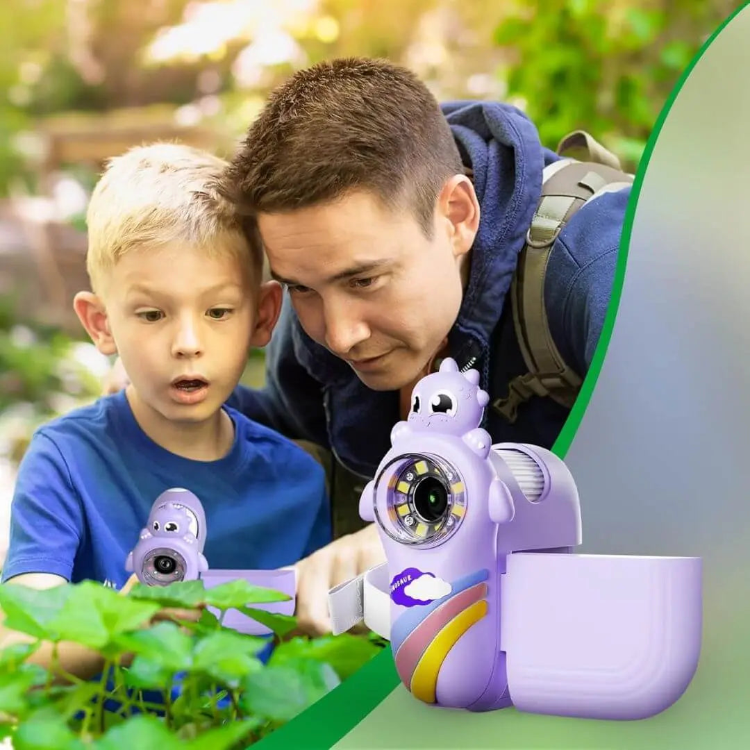 Microscope Électronique Enfant 1000X Violet – Dès 6 Ans