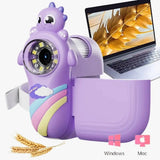 Microscope Électronique Enfant 1000X Violet – Dès 6 Ans