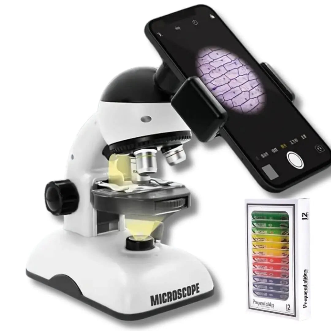 Microscope Enfant Haute Précision 1200x – Dès 6 Ans