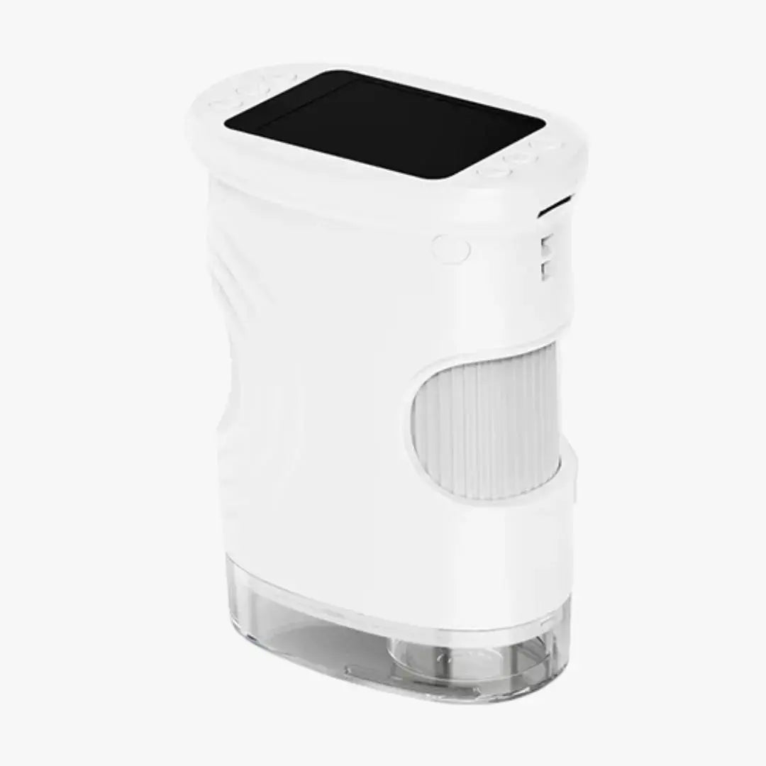 Microscope Enfant avec Écran 5 cm et Zoom 1000x Blanc – Dès 6 Ans