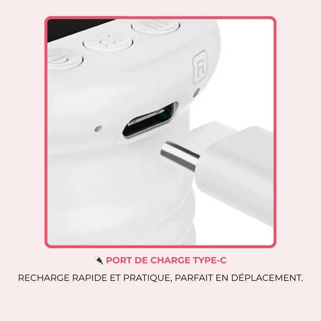 Microscope Enfant avec Écran 5 cm et Zoom 1000x Blanc – Dès 6 Ans