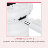 Microscope Enfant avec Écran 5 cm et Zoom 1000x Blanc – Dès 6 Ans