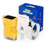 Microscope Enfant avec Écran 5 cm et Zoom 1000x Orange – Dès 6 Ans