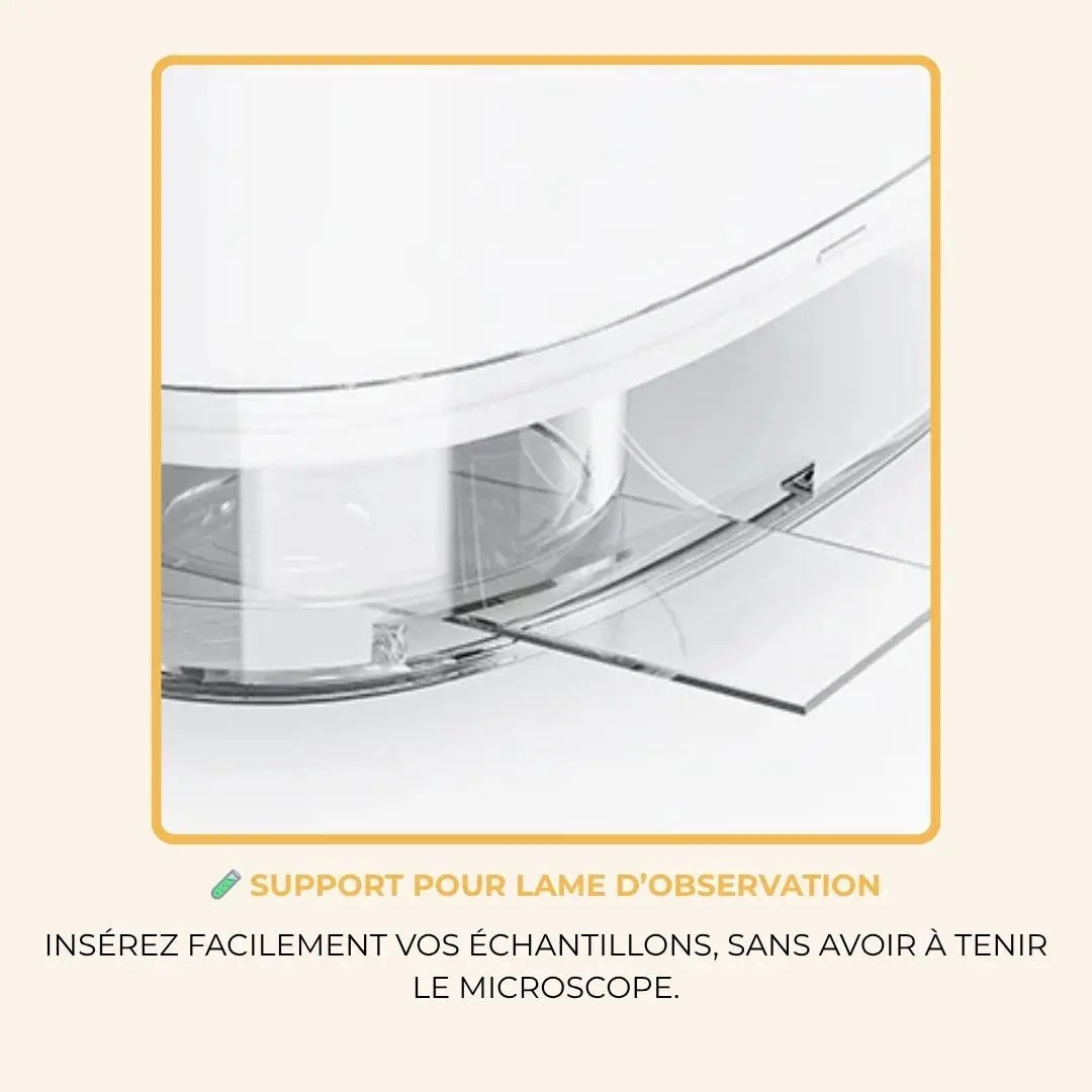 Microscope Enfant avec Écran 5 cm et Zoom 1000x Orange – Dès 6 Ans