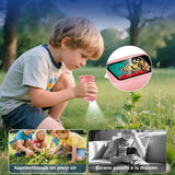 Children's Microscope with 5 cm Screen and 1000x Zoom Pink – Ages 6+