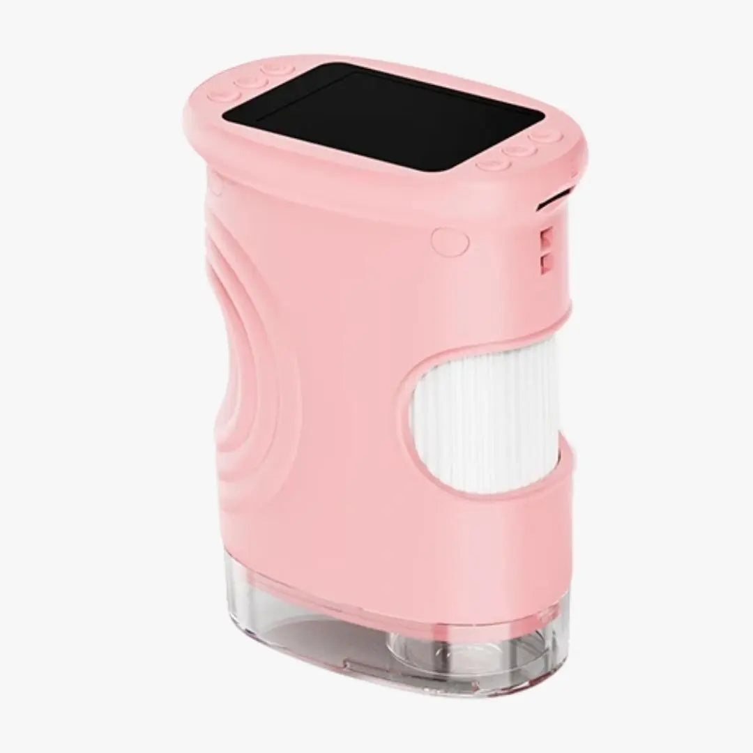 Children's Microscope with 5 cm Screen and 1000x Zoom Pink – Ages 6+