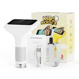 Microscope Enfant avec Écran 7,6 cm et Zoom 1000x - EduZoom Blanc