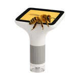 Microscope Enfant avec Écran 7,6 cm et Zoom 1000x - EduZoom Blanc