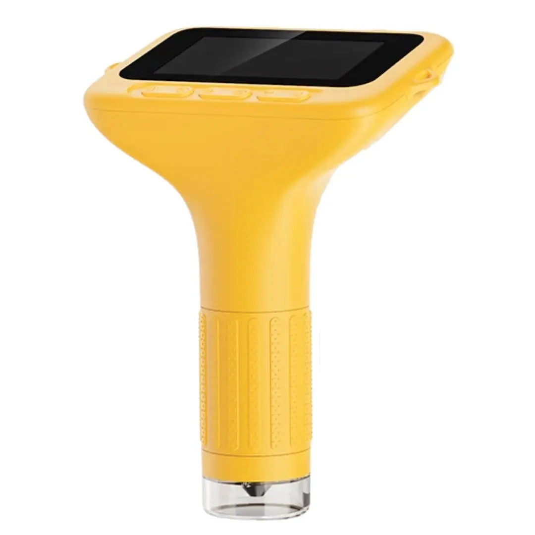 Microscope Enfant Écran 7,6 cm et Zoom 1000x Jaune – Dès 6 Ans