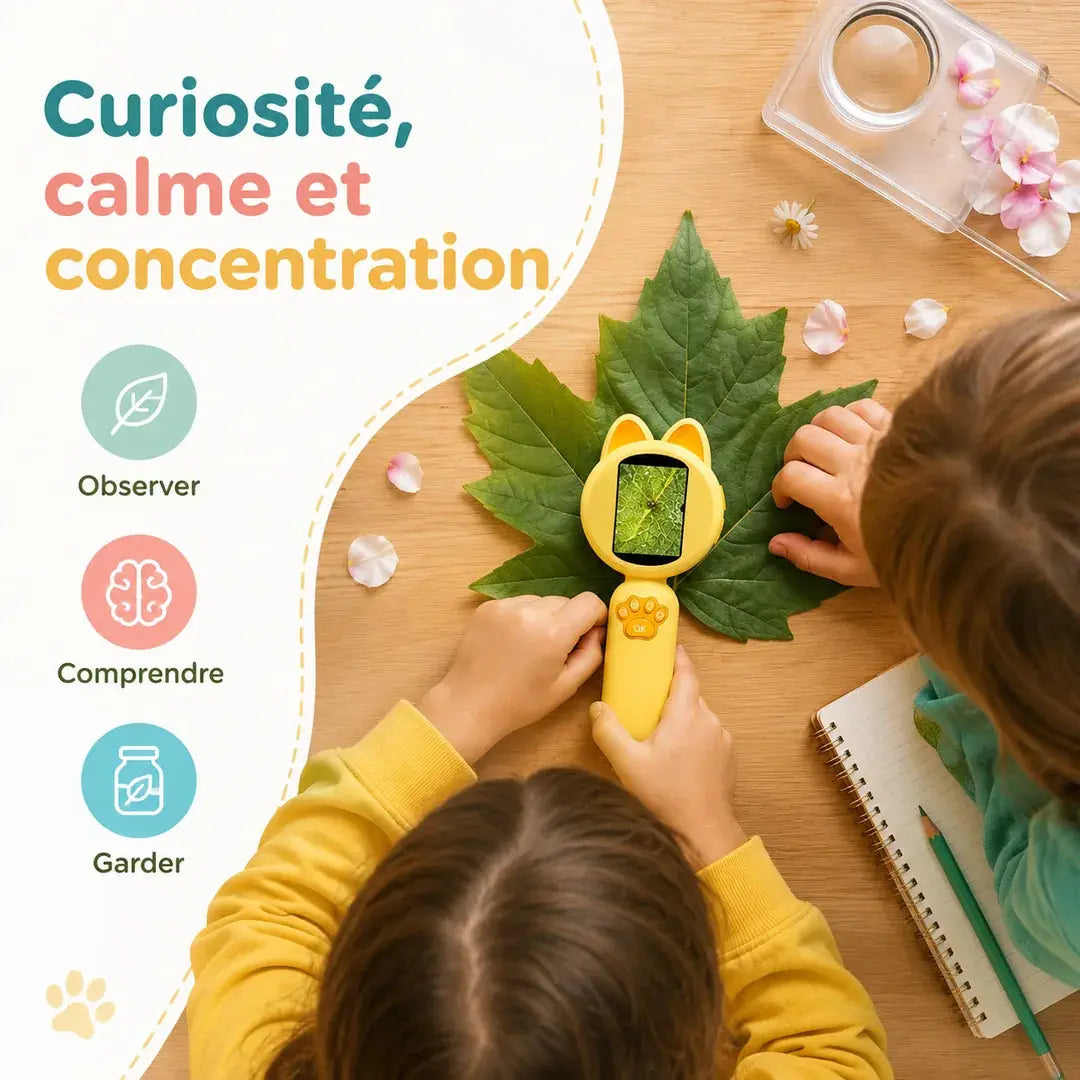 Microscope Enfant avec Jeux Éducatifs – Dès 4 Ans