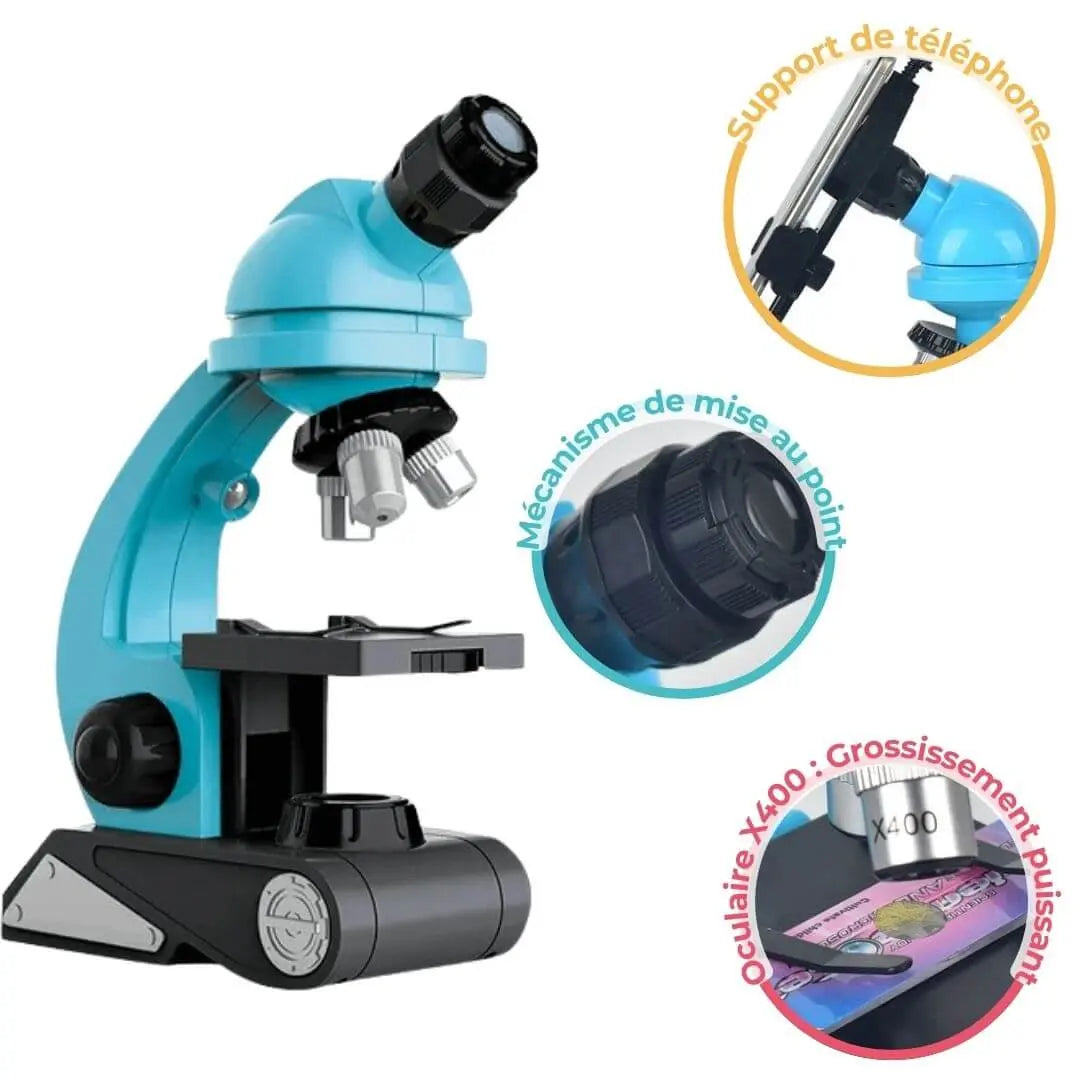 Microscope Enfant Zoom 1200x – Dès 6 Ans