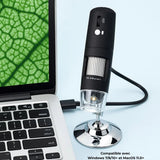 Microscope Numérique Enfant WiFi avec Support 360° – Dès 6 Ans