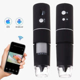 Microscope Numérique Enfant WiFi avec Support 360° – Dès 6 Ans