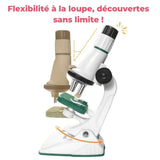 Microscope Optique Enfant Éducatif 12 Lames Préparées – Dès 6 Ans