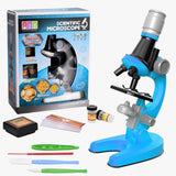 Microscope Optique Enfant 1200x Kit avec Spécimens – Dès 6 Ans