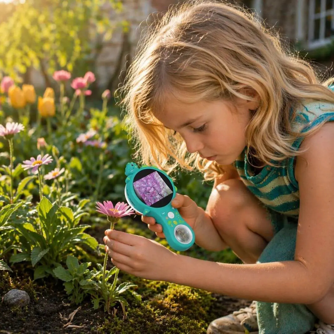 Microscope Portable Enfant – Écran HD – Zoom x500 – Dès 6 Ans