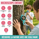 Microscope Portable Enfant – Écran HD – Zoom x500 – Dès 6 Ans