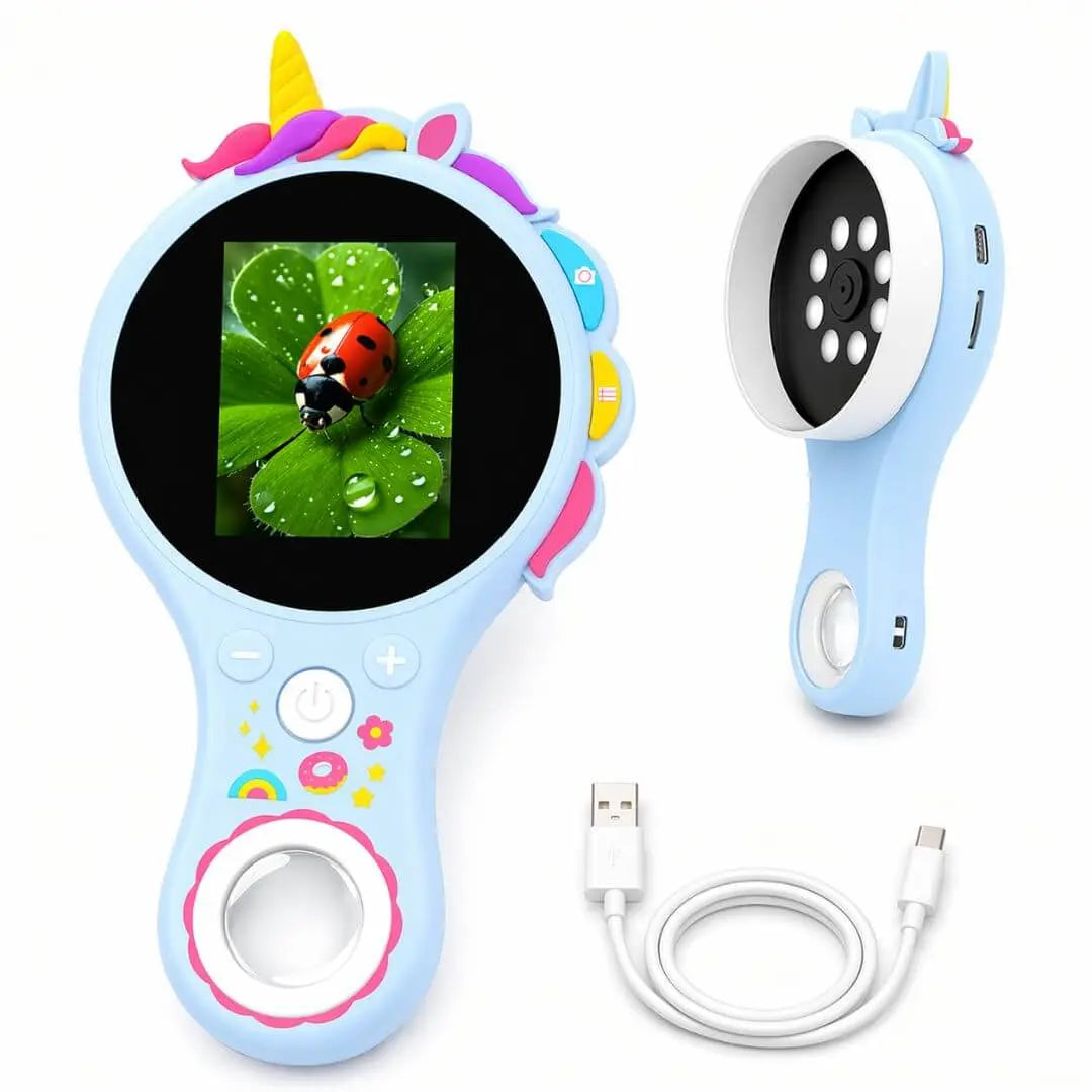 Microscope Portable Enfant – Écran HD – Zoom x500 – Dès 6 Ans